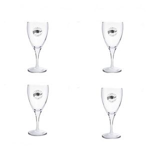 4 Unique Vintage  Goose Island Signature Ale Chalice 12 oz Glasses